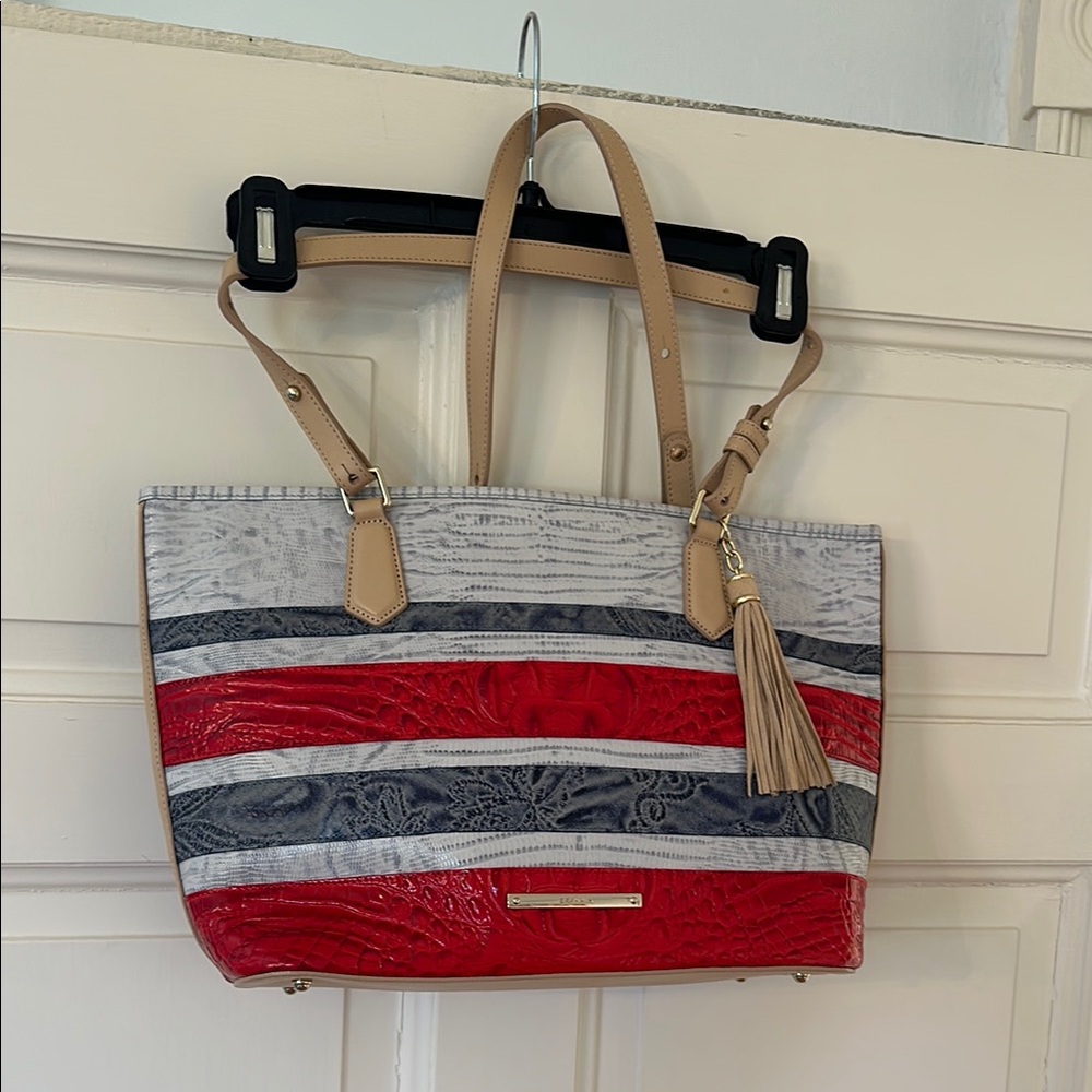 Stylish Red and Gray Women's Tote Bag